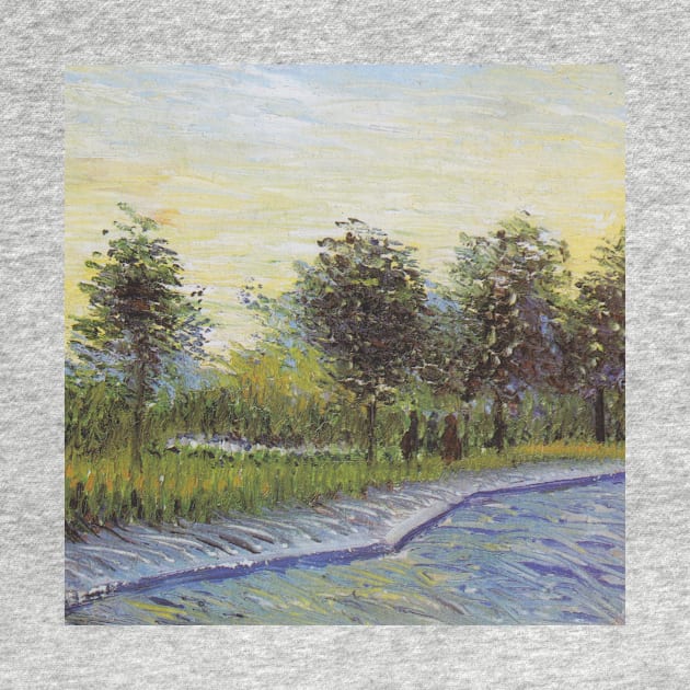 Vincent Van Gogh- Lane in Voyer d'Argenson Park at Asnieres by SybaDesign